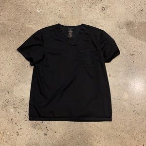 Men’s Jaanuu black scrub top